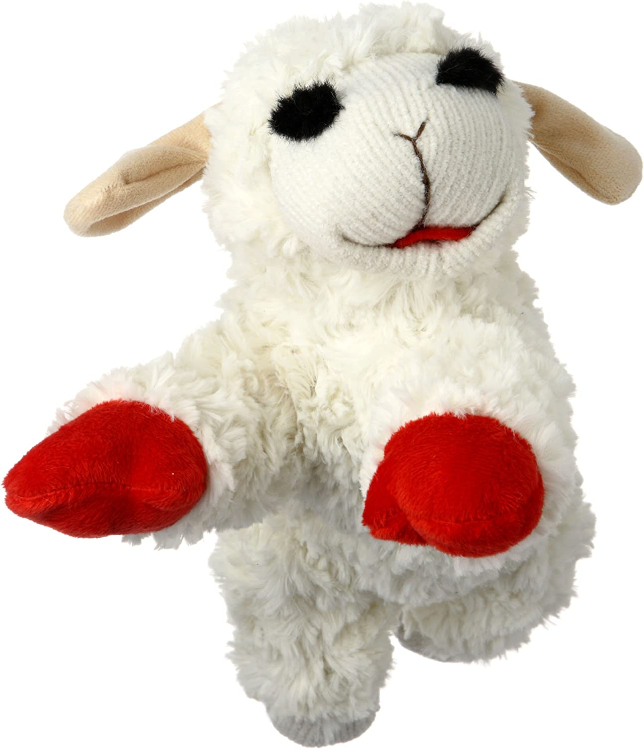 Multipet Lambchop Plush Dog Toy 10 with Squeaker